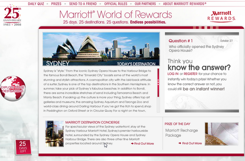 Marriott World of Rewards